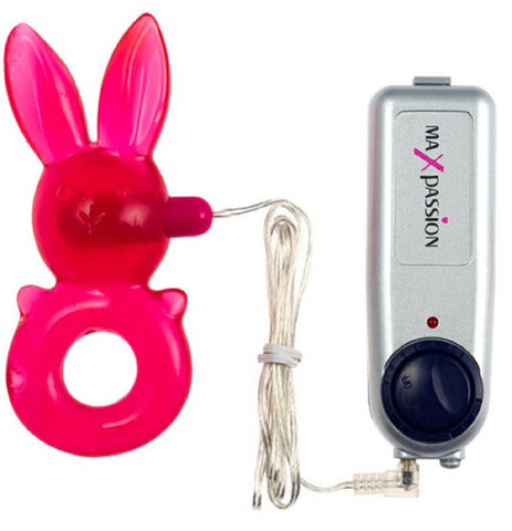 Naughty Bunny Vibe Cock Ring (Pink) Sex Toy Adult Pleasure