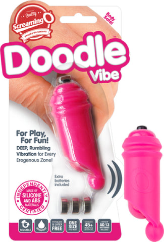 Doodle Vibe (Strawberry Color) Sex Toy Adult Pleasure