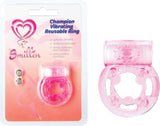 Champion Vibrating Reusable Ring (Pink) Sex Toy Adult Pleasure