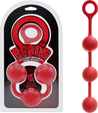 Beads 14" (Red) Anal Sex Toy Adult Pleasure