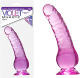 Quartz 7" Dong - Violet (Lavender) Dildo Sex Adult Pleasure Orgasm