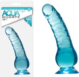 Quartz 7" Dong - Aqua (Blue) Dildo Sex Adult Pleasure Orgasm