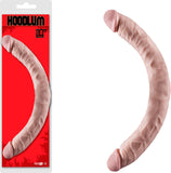 18" Thick Double Dong Sex Toy Adult Pleasure (Flesh)