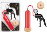 Lust Pumper 8" Pump W/ Gauge (Ass) (Red) Sex Toy Adult Pleasure