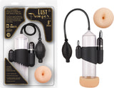 Lust Pumper 8" Vibrating Pump W/ Gauge (Ass) (Clear) Sex Toy Adult Pleasure