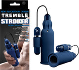 Tremble Stroker - Silicone Masturbator (Blue)