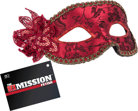 Masquerade Masks (Red) Sex Toy Adult Pleasure
