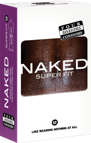 Naked Super Fit 12's Pleasure Adult Condom Safe Sex