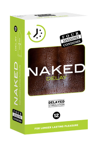 Naked Delay 12's Pleasure Adult Condom Safe Sex