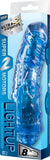 Rechargeable Vibrator 8" (Blue) Vibrator Dildo Sex Adult Pleasure Orgasm