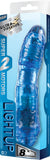 Rechargeable Vibrator 8" (Blue) Vibrator Dildo Sex Adult Pleasure Orgasm