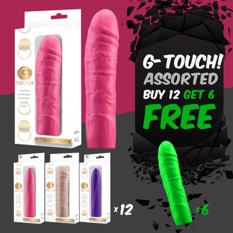 G-Touch Rechargeable Vibrator (Buy 12 Asst Get 6 Free)