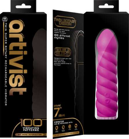 Ribbed 7" (Pink) Sex Adult Pleasure Orgasm