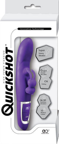 Rechargeable Quickshot Vibrator (Purple)