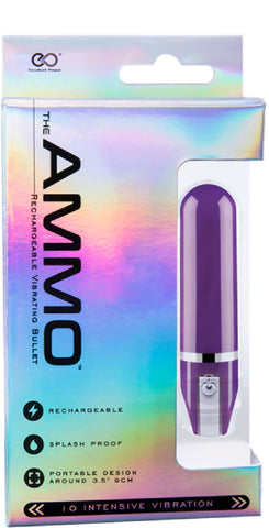 The Ammo - Rechargable Bullet (Purple) Vibrator Sex Adult Pleasure Orgasm