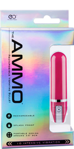 The Ammo - Rechargable Bullet (Pink) Vibrator Sex Adult Pleasure Orgasm