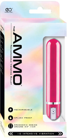 The Ammo - Rechargable Bullet (Pink) Vibrator Sex Adult Pleasure Orgasm