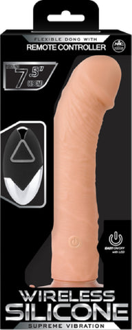 7.5" Remote Control Dong Sex Toy Adult Pleasure (Flesh)