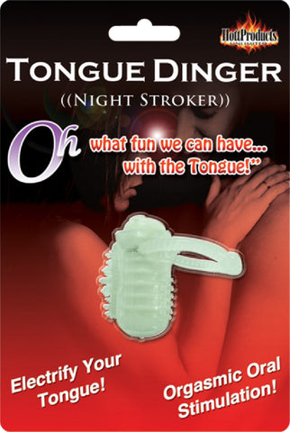 Tongue Dinger Night Stroker (Glow) Sex Toy Adult Orgasm