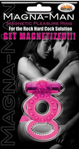 Magna-Man Magnetic Pleasure Cock Ring (Pink)