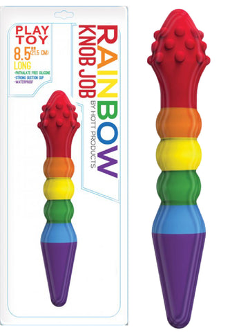 Rainbow Dildo - KNOB JOB Sex Adult Pleasure Orgasm