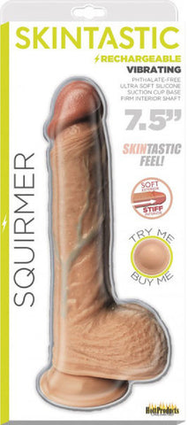 Squirmer - Skintastic Series  - 7.5" Dong (Flesh)