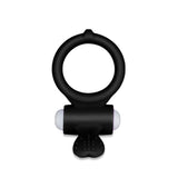 Power Clit Cockring Heart BLK