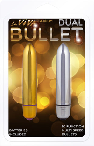 Dual Bullet 10 Function (Silver) & (Gold)