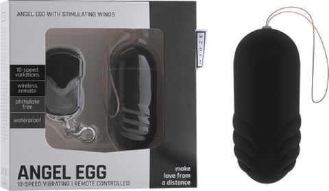 Angel Egg Sex Toy Adult Pleasure (Black)