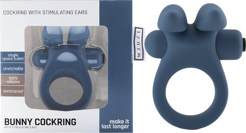 Bunny Cockring (Blue) Sex Toy Adult Pleasure