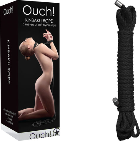Kinbaku Rope - 5m (Black) Sex Toy Adult Pleasure