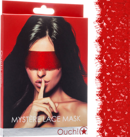 MystèRe Lace Mask (Red) Pleasure Adult Sex Toy
