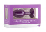 Regular Diamond Butt Plug (Purple)