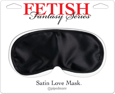 Satin Love Mask (Black) Sex Adult Pleasure Orgasm