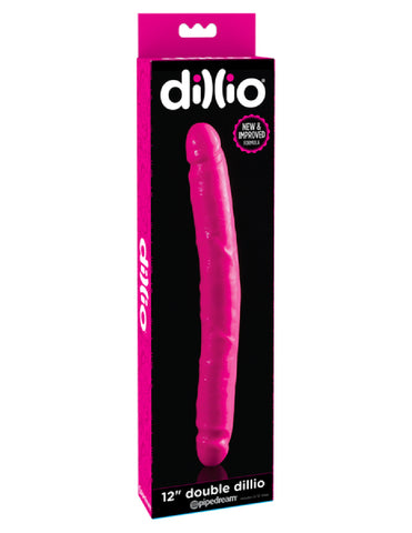 Dillio 12" Double Dong - Pink