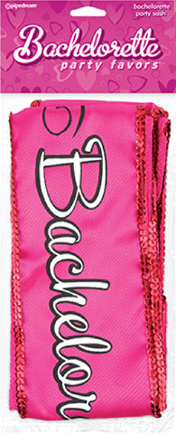 Party Sash (Pink) Adult Sex Toy Pleasure OrgasmBachelorette