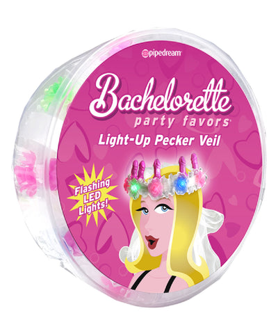 Pecker Light-Up Veil Bachelorette Party