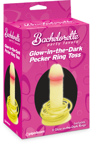 Glow In The Dark Pecker Ring Toss Sex Toy Adult Pleasure