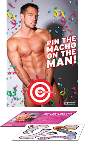 Pin The Macho On The Man Sex Toy Adult Pleasure Orgasm