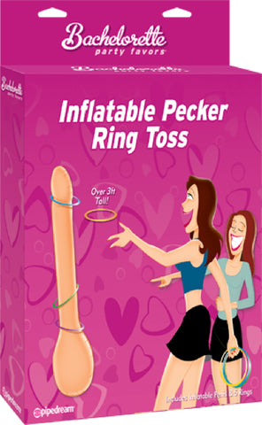 Inflatable Dicky Ring Toss Blowup Sex Toy Adult Pleasure