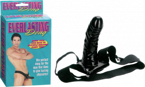 Everlasting Dong Strap-On (Black) Sex Toy Adult Pleasure