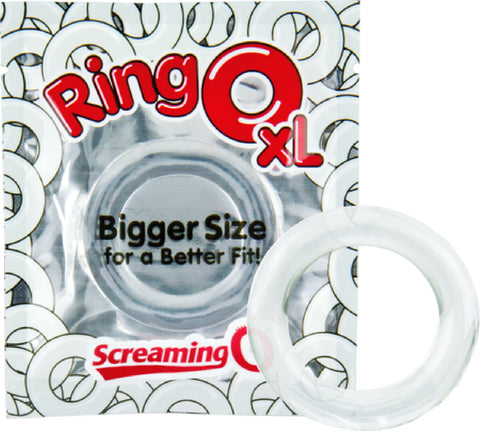 RingO XL (Clear) Cock Ring Bondage Sex Adult Pleasure Orgasm