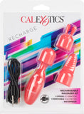 Rechargeable Massager Vibrator Dildo Kit Sex Toy Adult Pleasure Orgasm (Orange)