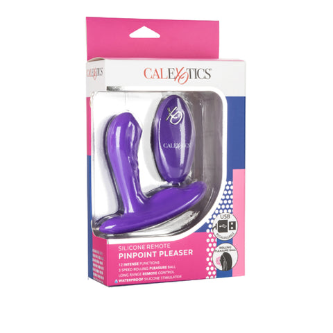 Silicone Remote Pinpoint Pleaser Sex Toy Vibrator Adult Orgasm (Purple)