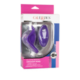 Silicone Remote Orgasm Ring Vibrator Sex Toy Adult Orgasm (Purple)