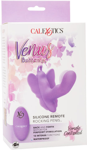 Venus Butterfly Silicone Remote Rocking Penis Sex Toy Vibrator Adult Orgasm