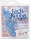 Silicone One Touch Rabbit Vibrator Dildo Sex Toy Adult Pleasure Dong Orgasm (Blue)