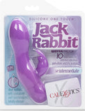 Silicone One Touch Rabbit Vibrator Dildo Sex Toy Adult Pleasure Dong Orgasm  (Purple)