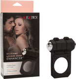 Silicone Lovers Gear Enhancer (Black) Cock Ring Sex Adult Pleasure Orgasm