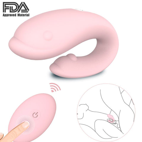 Couples Clitoral and G-Spot Dolphin Massager